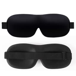 Øyemaske - Mørkleggende Sovemaske for Dyp Søvn Sort