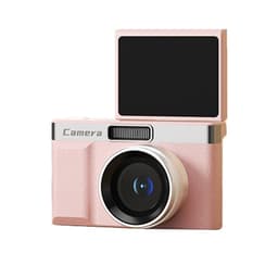 Retro Digitalkamera med høy piksel, dobbelt objektiv, 5x optisk zoom og 2,4"" LCD-skjerm Rosa