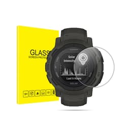 Garmin Instinct 2 skjermbeskytter, 2-pakning HD herdet glass