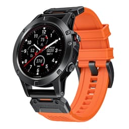 Garmin Fenix 22mm -kellon ranneke Oranssi