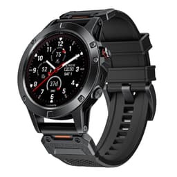 Garmin Fenix 22mm -kellon ranneke Musta