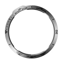 Stilig sølvramme for Garmin Fenix 6X-serien