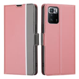Rosa telefondeksel til Redmi Note 14 Pro/14 Pro+ (Global), Stativ-lommebokdeksel
