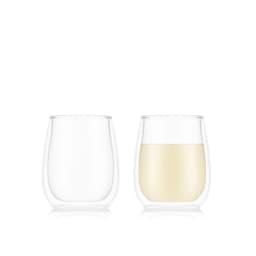 Bodum Sett med med 2 dobbeltveggede vinglass SKÅL 0.25 L