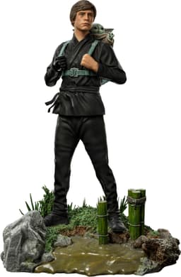 Iron Studios Star Wars actionfigur (Luke Skywalker & Grogu Training)