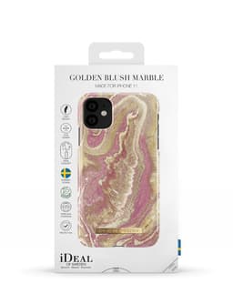 Printed Case iPhone 11 / XR Golden Blush Marble