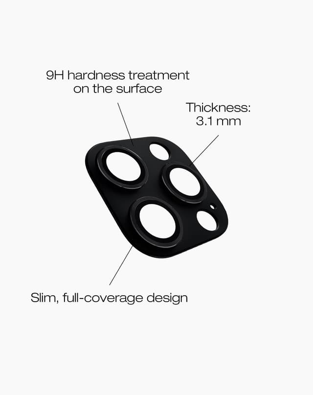 Camera Lens Protector 3D iPhone 15 Pro / 15 Pro Max Aluminium