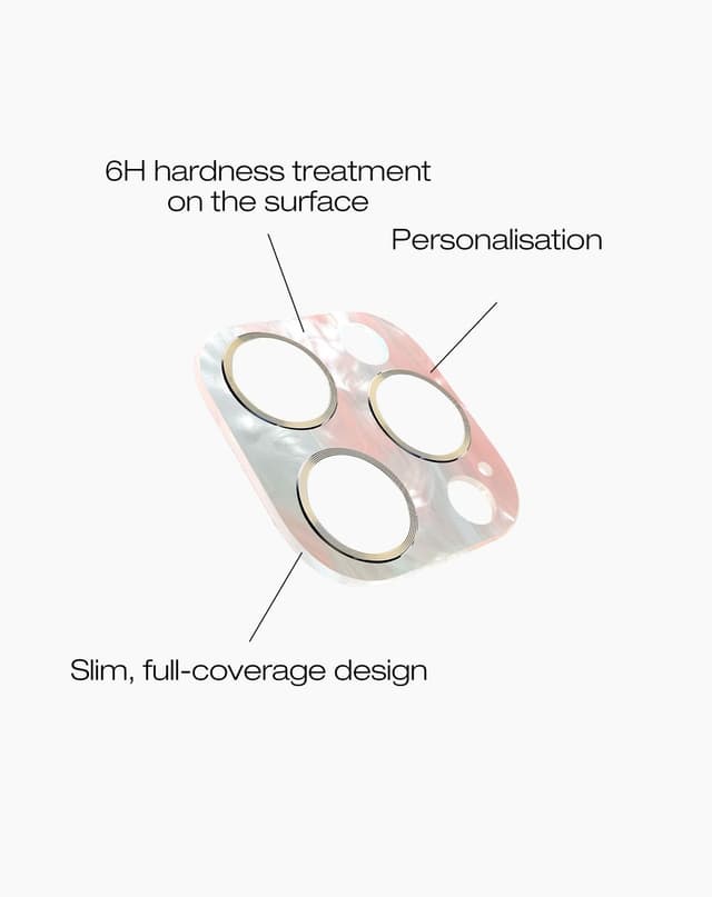 Camera Lens Protector 3D iPhone 15 Pro / 15 Pro Max Marble