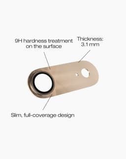 Camera Lens Protector 3D iPhone 17 Air Aluminium Gold