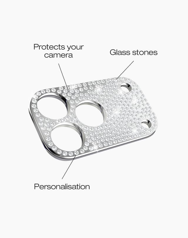 Camera Lens Protector 3D iPhone 17 Pro Stones