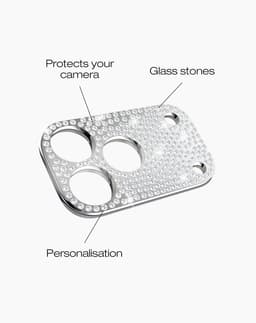 Camera Lens Protector 3D iPhone 17 Pro Max Stones
