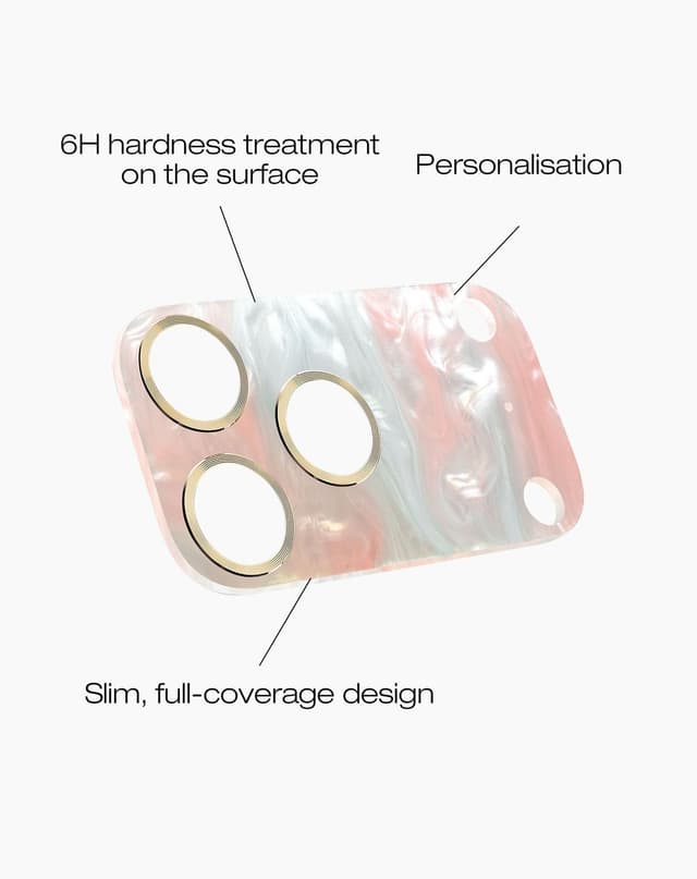 Camera Lens Protector 3D iPhone 17 Pro Marble