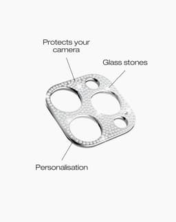 Camera Lens Protector 3D iPhone 15 Pro / 15 Pro Max Stones