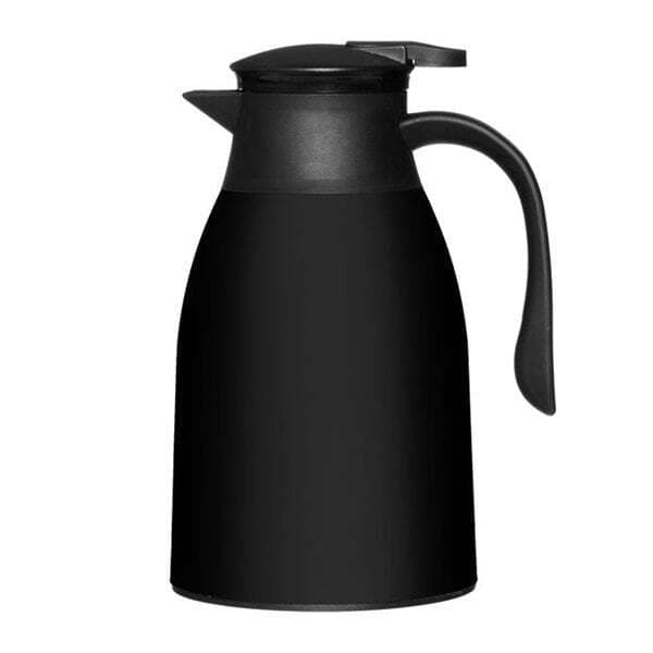 Kaffekanna termos 1 liter med vakuumisolerad glasinsats