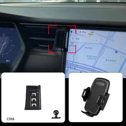 Puhelinteline Tesla Model S/X 2014–2021 – autokohtainen asennus ilman porausta