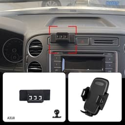 Mobilholder Volkswagen Tiguan 2010-2019 / Polo 2014-2018 / Golf Sportsvan 2016-2021