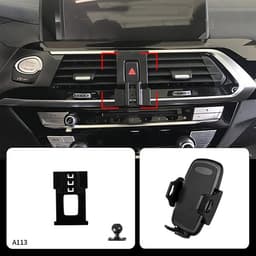 Puhelinteline BMW X3 (G01) / X4 (G02) 2018–2021 – mallikohtainen asennus ilman porausta