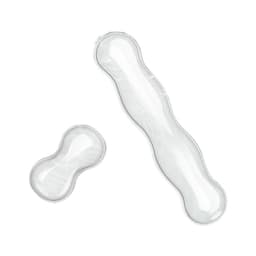 Ergonominen silikoninen hiirimatto ja näppäimistön rannetukisetti
