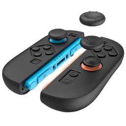 1 par kompatibel med Nintendo Switch 2 deksel med 4 hetter svart
