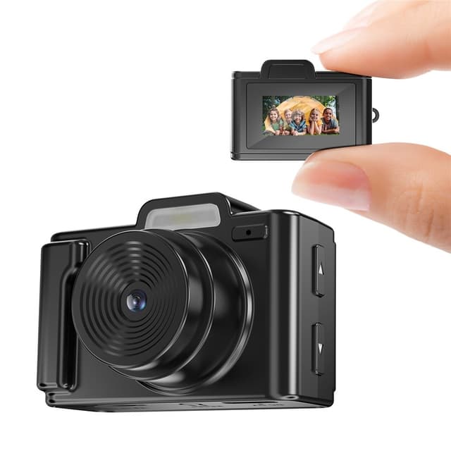 Kamera E9 0,96"" färgskärm retro mini digitalkamera 1080p HD videoinspelare
