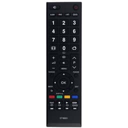 Kaukosäätimen vaihto CT-8551:lle Toshiba TV:lle