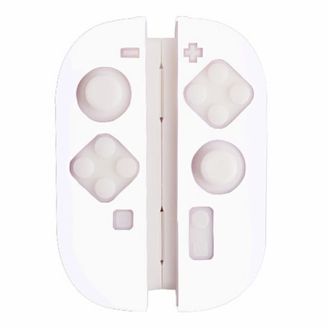 1 par silikone-etui kompatibel med Nintendo Switch 2 controller - hvid