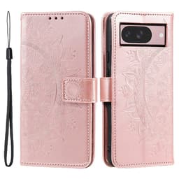 SKALO Google Pixel 10 Mandala Flip Cover - Rosa guld