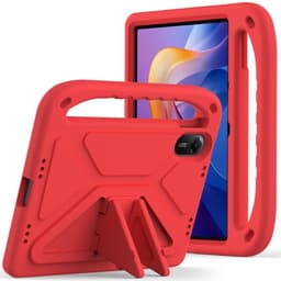 SKALO Xiaomi Redmi Pad 2 Lasten suojakotelo, jossa on kahva ja jalusta - Punainen