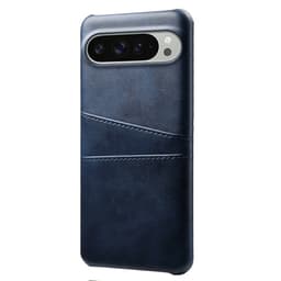 SKALO Google Pixel 10 Pro XL PU-Nahkainen Kortholderi Suojakuori - Sininen