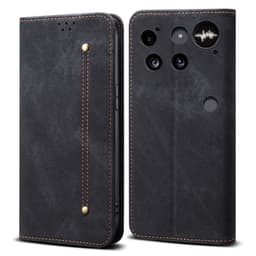 SKALO Nothing Phone (3) Jeans Plånboksfodral - Svart
