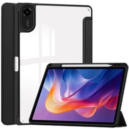 SKALO Xiaomi Redmi Pad 2 Trifold Gennemsigtig Bagside Cover - Sort
