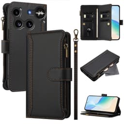 SKALO Nothing Phone (3) Big Wallet 11-FACK Plånboksfodral - Svart
