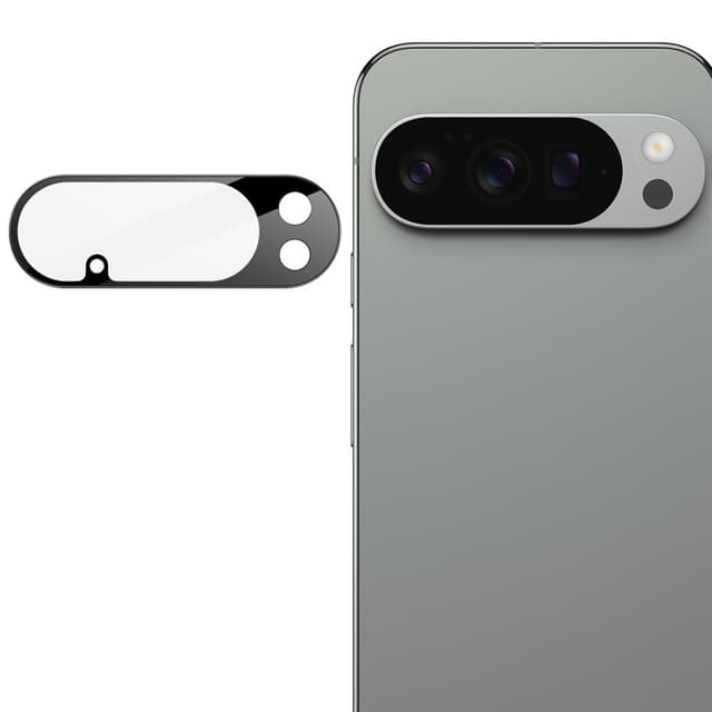 IMAK Google Pixel 10 Pro XL Kamerabeskyttelse af hærdet glas - Sort