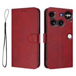 SKALO Nothing Phone (3) PU-Nahka Lompakkokotelo - Punainen
