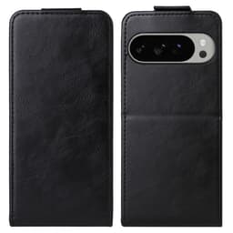 SKALO Google Pixel 10 Pro XL Pysty PU-nahka Suojakuori - Musta