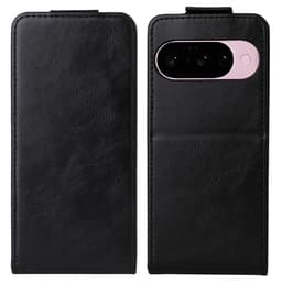 SKALO Google Pixel 10 Vertikalt PU-læder cover Cover - Sort