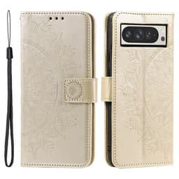 SKALO Google Pixel 10 Pro XL Mandala Flip Cover - Guld