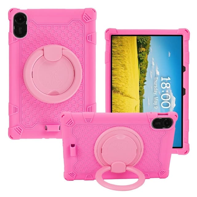 SKALO Xiaomi Redmi Pad 2 Silikon Armor Ring Fodral - Rosa