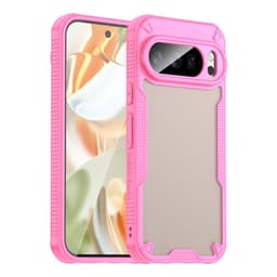 SKALO Google Pixel 10 Armor Hybrid Frosted Suojakuori - Pinkki