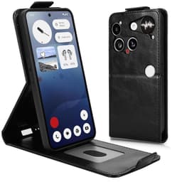 SKALO Nothing Phone (3) Vertical PU-Läder Skal - Svart