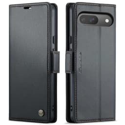 CaseMe Google Pixel 10 Pro 023 Series PU-Läder Flip Cover - Sort