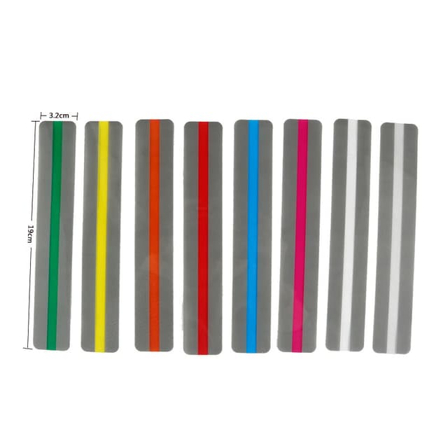 8 læsestrimler/bogmærker til børn MultiColor