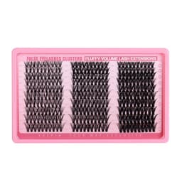 Lösögonfransar Kluster Kit: 30D+40D+50D Blandade Volymfransar, Naturli