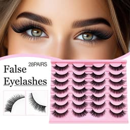 Black Terrier Lashes FH03 (14 par) - Naturliga & Volymgivande 3D Lösögonfransar