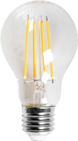 Nord A60 LED-lyspære 6W E27 (3-pk) (transparent)
