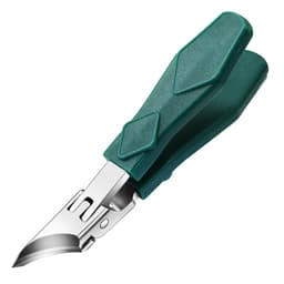 Precision Slanted Nail Clipper with Wide Jaw Opening Grön