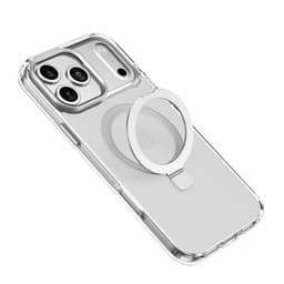 Hopeinen puhelinkotelo, yhteensopiva iPhone 15 Plus/14 Plus - Magneettinen, iskunkestävä ja näkymättömällä jalustalla