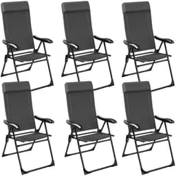 Foldbar campingstol Müritz med hovedpude