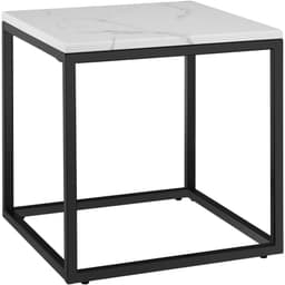 Kvadratiskt sidobord Alysia i marmor