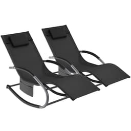 tectake Havestol Taya, ergonomisk, svingfunktion 2 stk. sæt